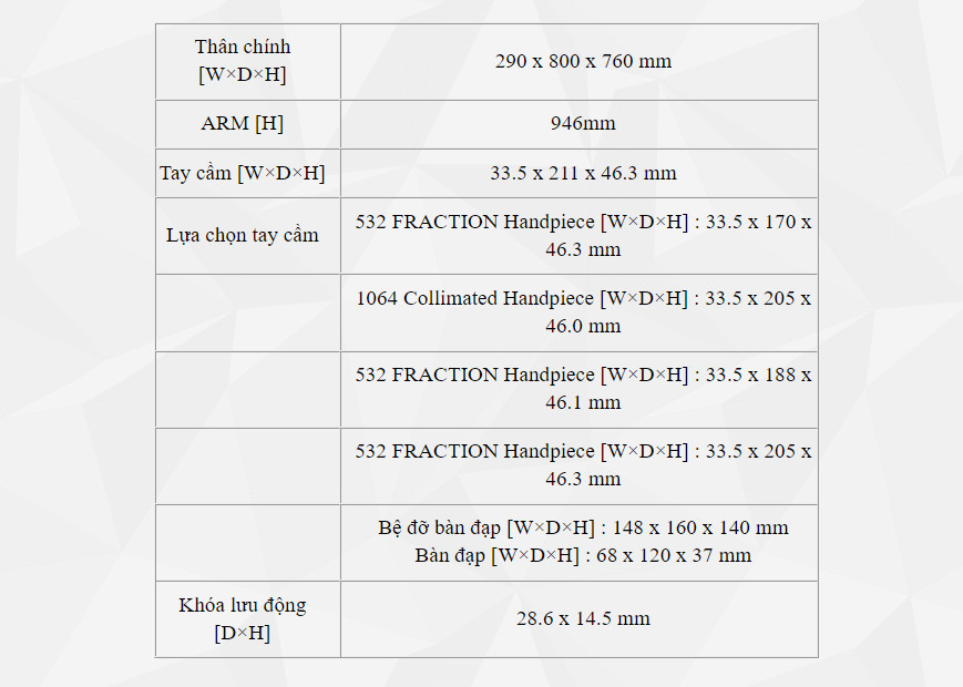 máy xóa xăm, trị nám Q Fit